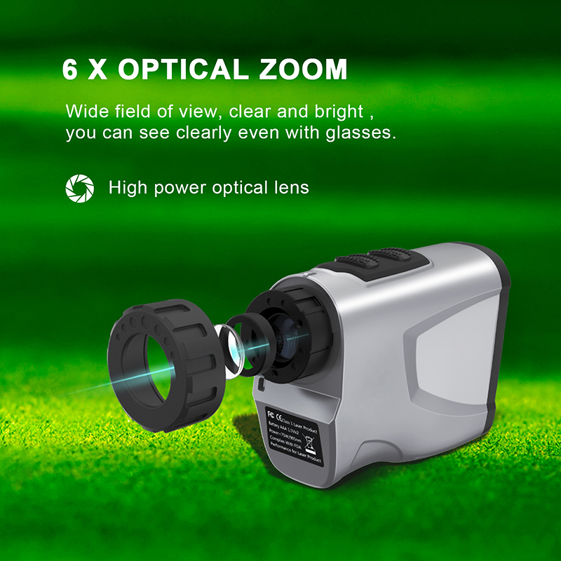 Telêmetro de caça 650 jardas m - Rangefinder Laser Golf avaliação e preço