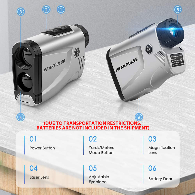 Telêmetro de caça 650 jardas m - Rangefinder Laser Golf avaliação e preço