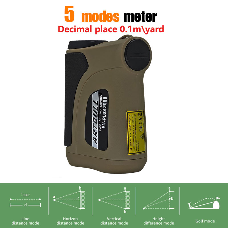 2000m telêmetro laser de longa - Rangefinder Laser Golf avaliação e preço