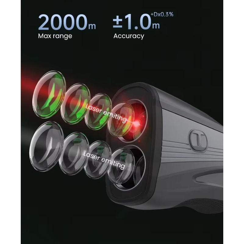 Rangefinder para Golfe e Caça  - Rangefinder Laser Golf avaliação e preço